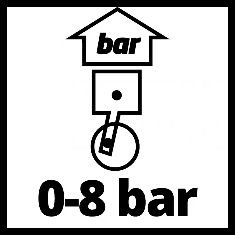 Analoogmanomeeter Einhell 4137000 rehvirõhumõõtur 0 – 8 bar