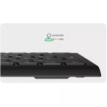 KeySonic KSK-5011ELC (DE) klaviatuur Kodu USB QWERTZ Saksa Must