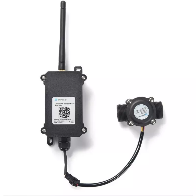 Veevoolumõõtur DRAGINO SW3L-EU868 G1/2 DN15 — LoRaWAN, G1/2 ühendus, DN15