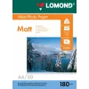 Lomond Photo Inkjet Paper Matte 180 g/m2 A4, 50 lehte