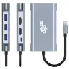 HUB 8in1 adapter USB C HDMI x2 USB VGA RJ45 PD