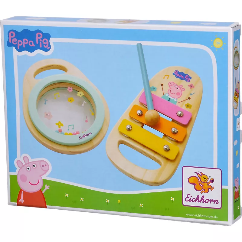 Peppa Pig Wood-Musikset, muusikamänguasi 2-osaline