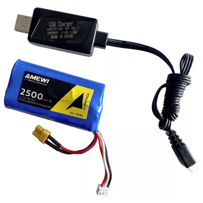 Amewi 22684 raadio teel juhitav kallur 1:14 elektrimootor Li-Ion 2500 mAh