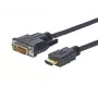 Vivolink PROHDMIDVI3 videokaabli adapter 3 m HDMI DVI-D Must