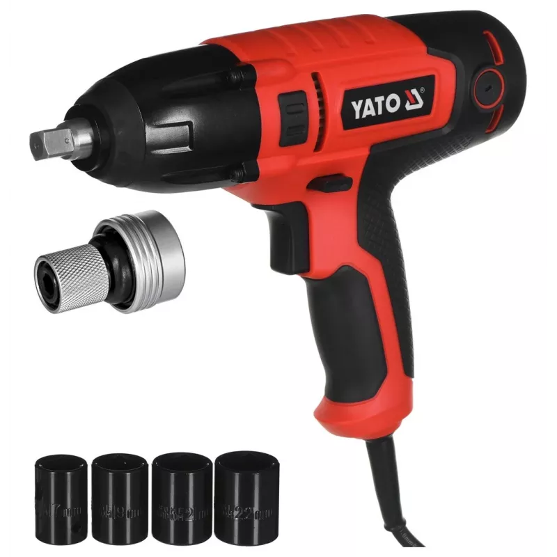 Yato YT-82020 löökvõti 1/4 inch 3300 RPM 450 N⋅m must, punane 450 W