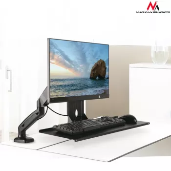 Maclean klaviatuurihoidik, monitori kinnituse lisaseade, VESA 75x75, 100x100, MC-756