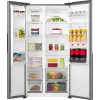 Gorenje HZF55082 NRS917E41XWD G400, eraldiseisev, Ameerika tüüpi uks, hall, 2 ust, puutetundlik, LED