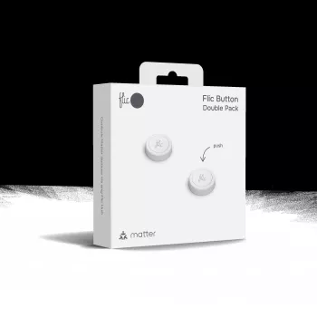 Juhtmeta nutinuppude komplekt Flic Double Pack R-BW-02 — 2 programmeeritavat Bluetooth-nuppu