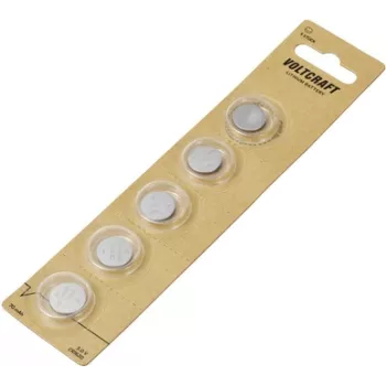 Voltcraft nööpelement CR 1620 3 V 5 tk 70 mAh liitium VC-16107960 (VC-16107960)