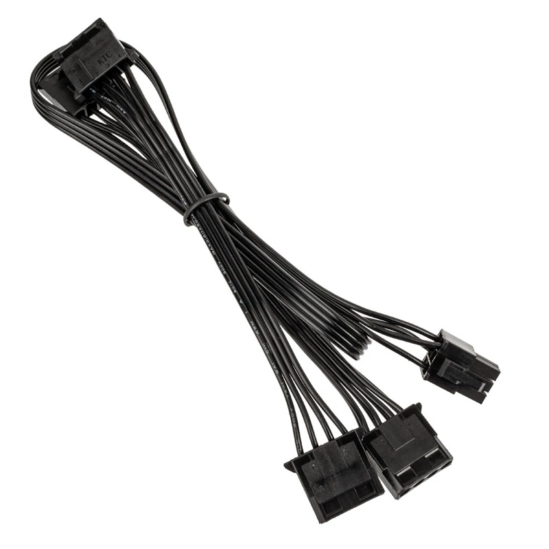 Kolink modulaarkaabli regulaator KL-CBR-PAT — 4× 4-kontaktiline Molex modulaarne toitekaabel