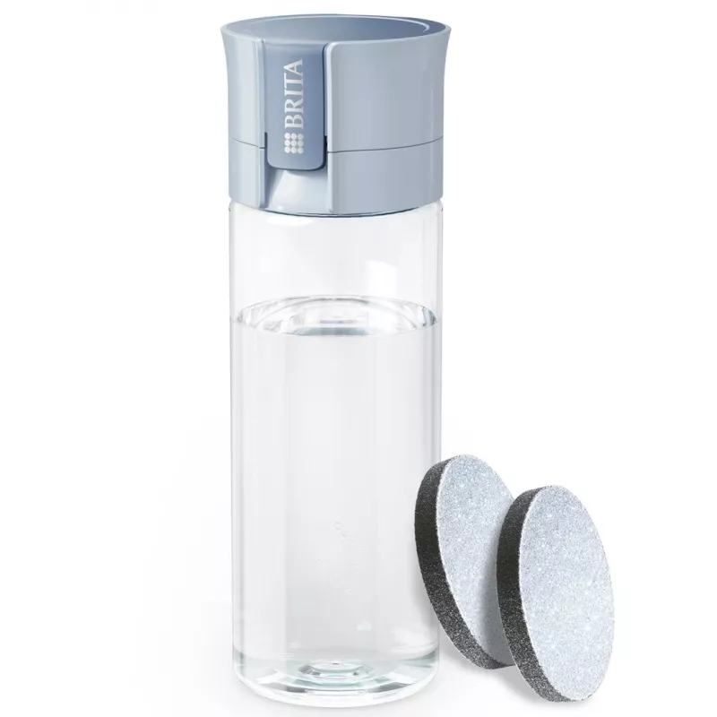 Filtreeriv pudel BRITA Vital Pastel Blue 600 ml koos 2 MicroDisc filtriga, BPA-vaba, nõudepesumasinakindel