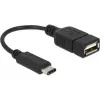 USB-kaabel DeLOCK 65579 USB 2.0 0,15 m USB-C USB-A Must