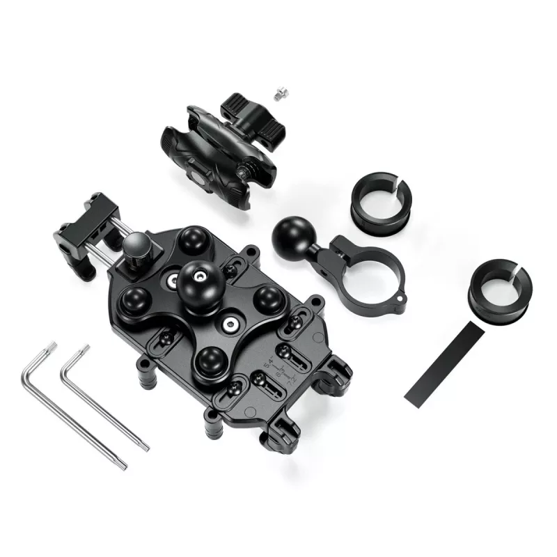 Passiivne hoidik UleFone Armor Mount Pro mobiiltelefonidele — kronsteinikinnitus, jalgrattale ja motorollerile, must
