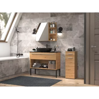 Topeshop NEL V DS ARTISAN vannitoakapp, tamm
