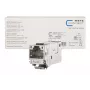 RJ45-pistik METZ CONNECT 130910KZ hõbedane emane 12 tk