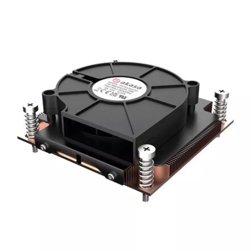 CPU jahuti Akasa AK-CC7406BP01 Inteli LGA 1700 pesale, vask-soojustoruga jahuti