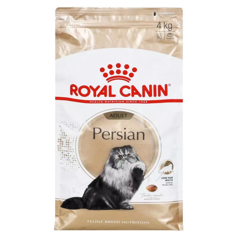 Kuiv kassitoit Royal Canin Persian 4 kg — täiskasvanud pärsia, kana, 30% valku, 22% rasva