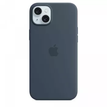 Apple iPhone 15 Plus silikoonümbris MagSafe'iga - Storm Blue