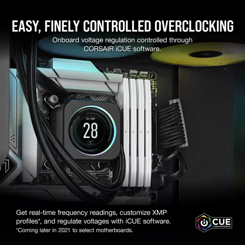 CORSAIR Vengeance DDR5 Kit 48 GB 2 x 24 GB DIMM 288-PIN 3000 MHz PC5-48000 CL30 1.4 V Valge (CMK48GX
