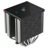 CPU õhujahuti DeepCool AK620 Digital SE, kahetorniline, 6x Ø6mm soojustoru, 2x 120mm PWM ventilaatorit, RGB, kõrgus 161 mm