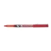 Pilot V5 HiTec punane 0,5 mm punase tindiga pastapliiatsid, 12 tk