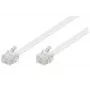 Telefonikaabel Microconnect MPK191W RJ-11 Standard 15 m Valge