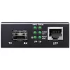Võrgumeediumimuundur Cudy MC220 — Gigabit (1000 Mbit/s) ühemoodiline SFP 1310 nm, 1x RJ-45, 1x SFP, must