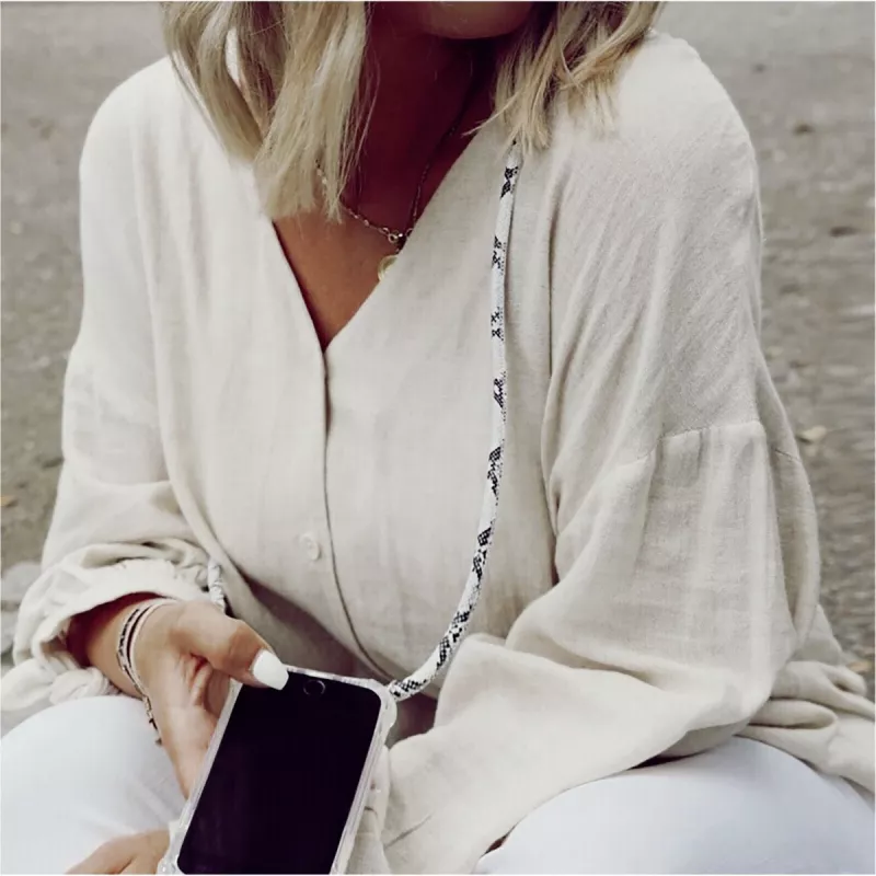 Kaelakee Lookabe Snake Edition iPhone X/Xs jaoks — hõbedane ripatsist lisavarustus
