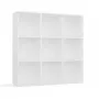 MALAX 3x3 H Valge SHELVING UNIT