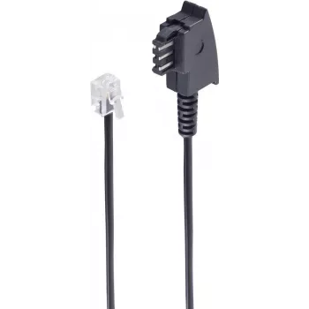 shiverpeaks ®-BASIC-S--TAE F-Plug to Western-Plug 6/4, Import-Telefon, 10m (BS70100-)