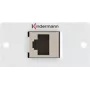 Kindermann Konnect 50 alu - Modulaarne Faceplate-Snap-In - GG45 (7444000424)
