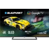 Blaupunkt QLED TV | 43QBG6000S | 43 | Nutiteleviisor | Google TV | Must