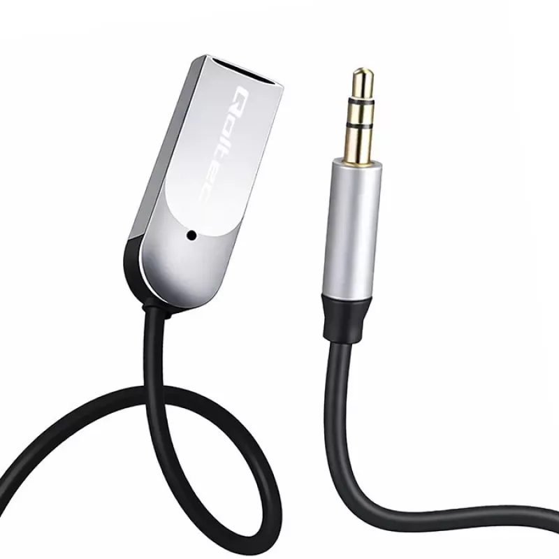 Juhtmevaba helivastuvõtja adapter QOLTEC HiFi BT6.0 2xRC – Bluetooth-heli vastuvõtja kõlaritele ja auto stereole