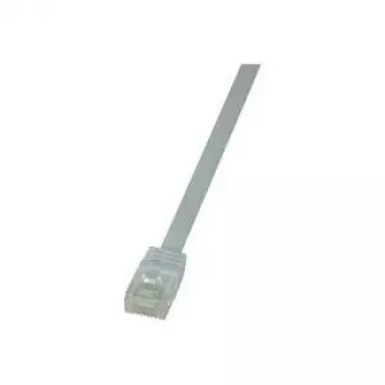 LogiLink CF2071U RJ45 võrgukaabel, paigalduskaabel CAT 6 U/UTP 5,00 m valge, väga paindlik, 1 tk