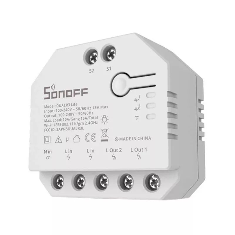 Sonoff Dual R3 Lite nutilüliti