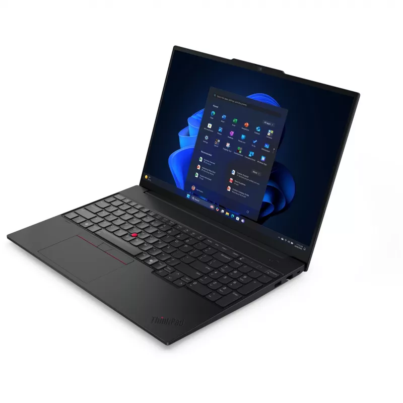 Lenovo ThinkPad E16 Gen 3 (AMD) AMD Ryzen™ 5 220 sülearvuti 40,6 cm (16 tolli) WUXGA 32 GB DDR5-SDRAM 1 TB SSD Wi-Fi 6E (802.11ax) Windows 11 Pro must