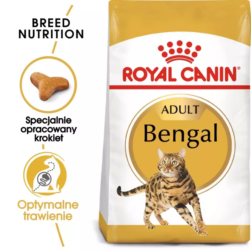 Royal Canin Bengali täiskasvanud kuiv kassitoit 10 kg — kana, 40% valku, 18% rasva