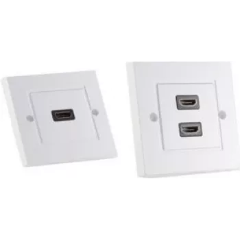 shiverpeaks BASIC-S HDMI seinapistikupesa, 1x HDMI, puhas valge