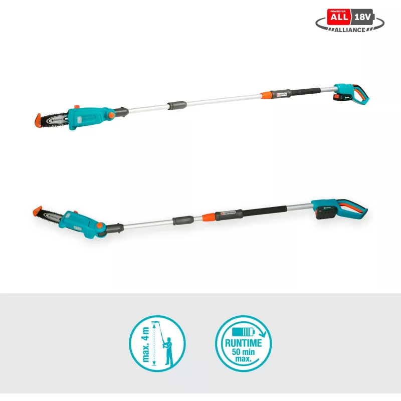 Gardena TCS 20 / 18V P4A 5 cm Liitium-ioon Must Sinine Oranž