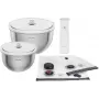 Toidu säilitamise vaakumkausside komplekt ZWILLING Fresh&Save Bowl Starter Set 9-osaline roostevaba teras