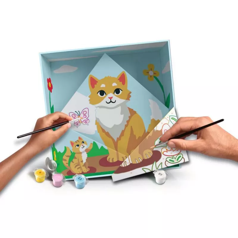 Maalimiskomplekt Ravensburger CreArt Do it together — kassimudel, koostöö maalikomplekt