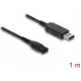 DELOCK USB-laadimiskaabel elektrilistele pardlitele 4,3 V ühilduv Philips OneBlade 360 Face + Bodyga