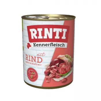 RINTI Kennerfleisch Veiseliha - märg koeratoit - 800g