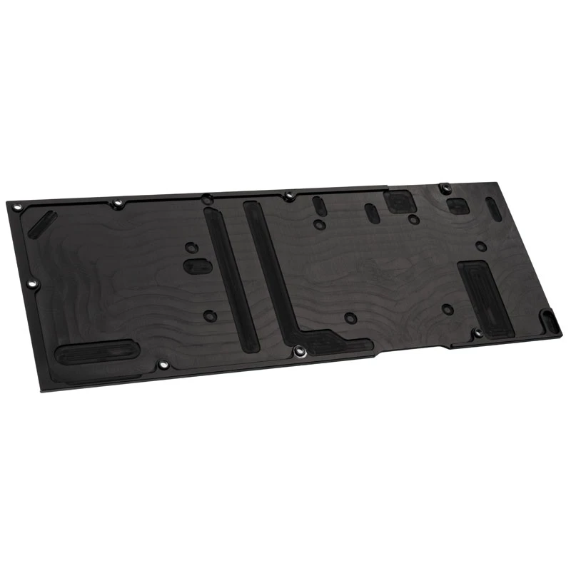 Backplate Watercool 16070 — alumiiniumist arvutijahutussüsteemi osa, must, 1 tk
