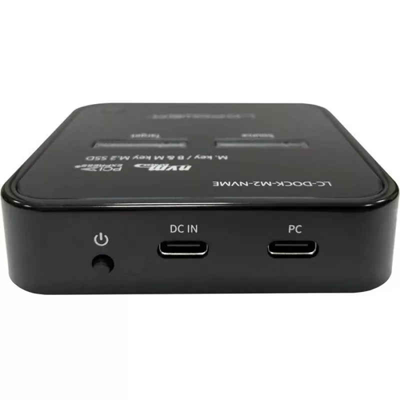 LC-Power LC-DOCK-M2-NVME dokkimisjaam 2 M.2 NVMe SSD-ketta jaoks