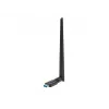 Sisemine WLAN-kaart LANBERG NC-1200-WIE — Kaheribaline USB WLAN-adapter, RTL8812BU, kuni 1200 Mbit/s, väline 2x2 antenn (5 dBi), must