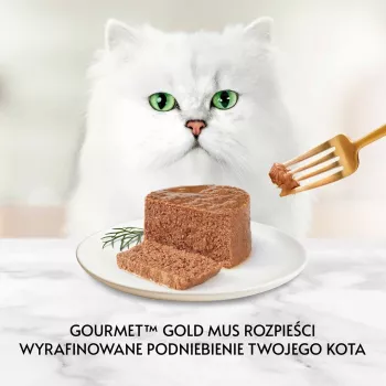 Märg kassitoit Purina GOURMET Gold Adult tuunikala 85 g purk, valku 10,5%, rasva 7%, niiskust 77,5%