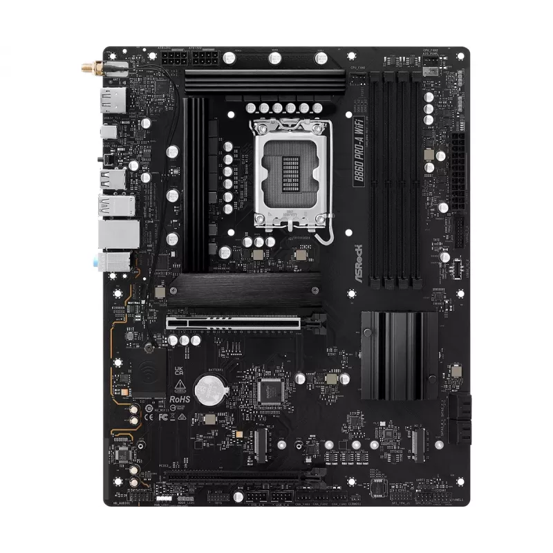 ASRock B860 Pro-A WiFi emaplaat