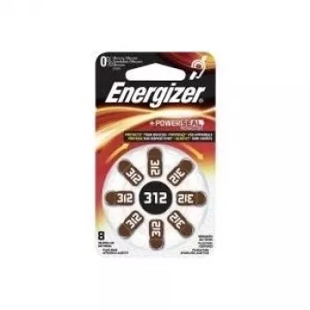 Energizer akupatarei tsink-õhk-kuuldeaparaatidele 312 8 tk (634924)
