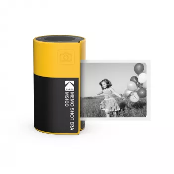 Kodak MemoShot Era MS100 fotoprinter 68.58 x 45.72 mm must kollane